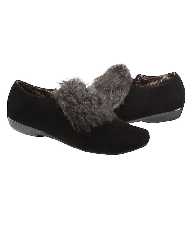faux fur casual shoes