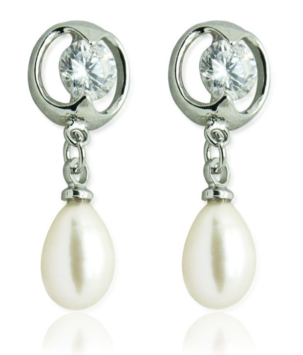 Prisha Glitzy Pearl Earrings DSNER43