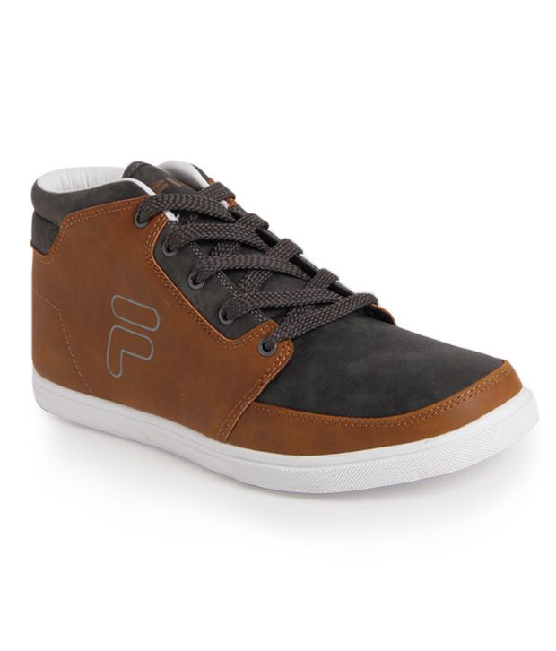 Fila Gray &amp; Brown Sneaker Shoes Art FDALE601 Buy Fila