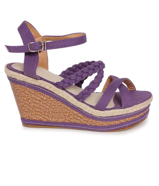 purple wedges uk