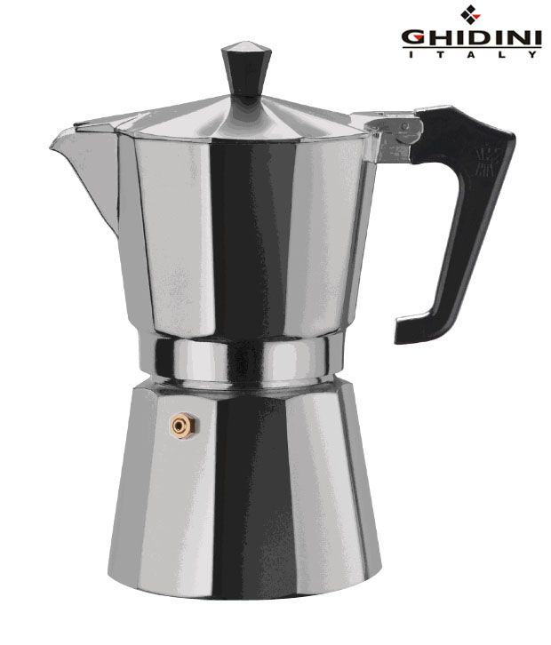 Ghidini Aluminium 3 Cups Capacity Coffee Maker