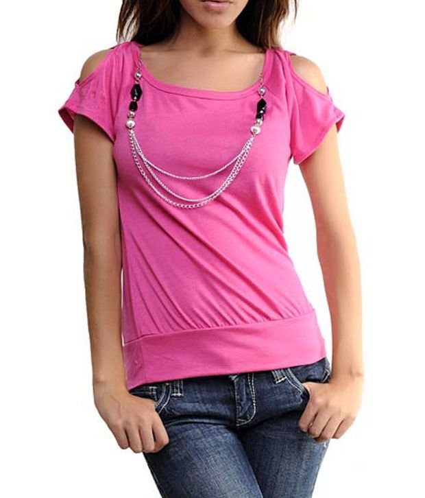 N-Gal Perky Pink Top - Buy N-Gal Perky Pink Top Online at Best Prices ...