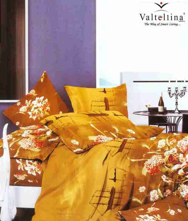 Valtellina Mustard Rustic Print 1 