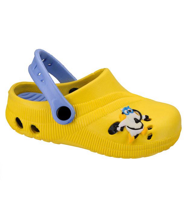 Froggy Funky Yellow Clog Shoes For Kids Price in India- Buy Froggy ...