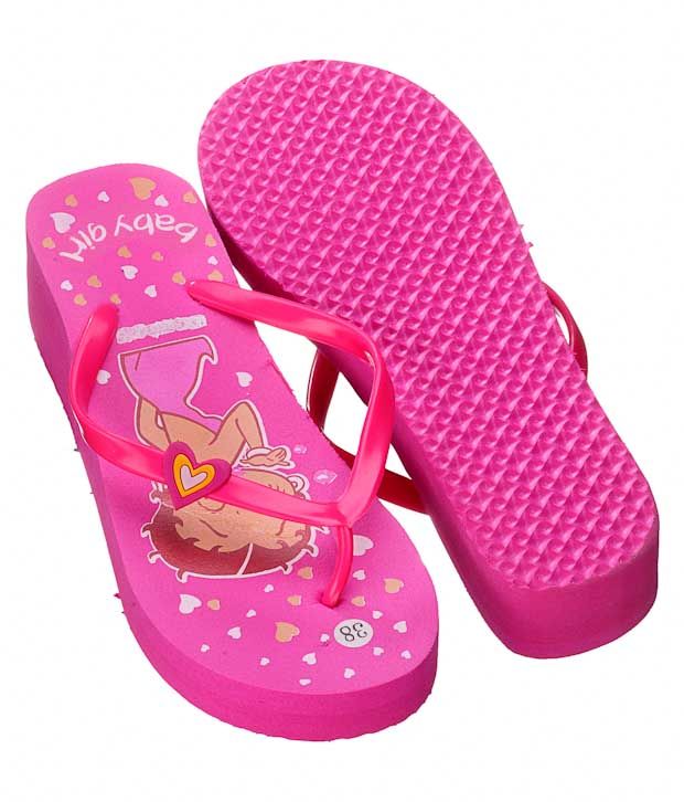 Froggy Pink Betty Boop Flip Flops Price in India- Buy Froggy Pink Betty Boop Flip Flops Online 