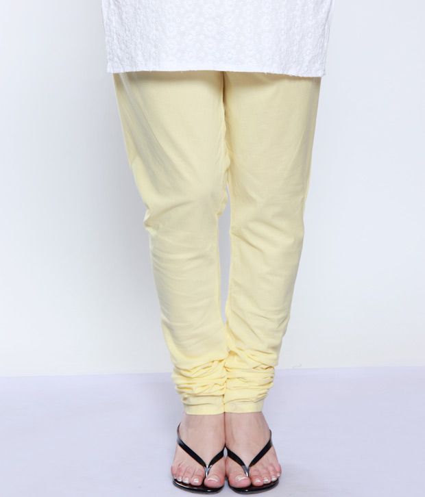 lemon yellow churidar material