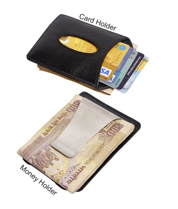 Storus Leather Smart Money Clip - Black: Buy Online at Low ...