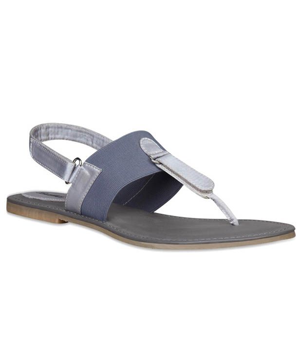 bata grey sandals