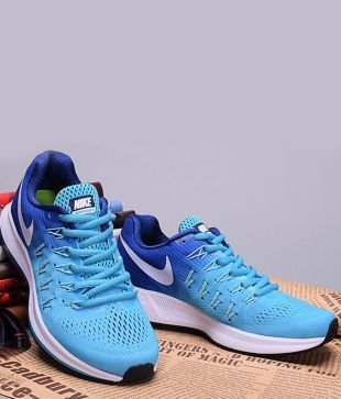 air 'pegasus 33 sky blue running shoes