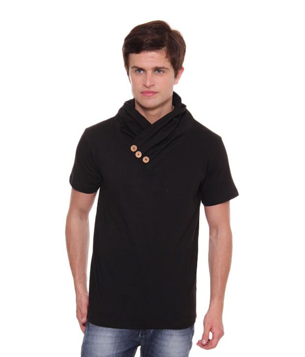 high neck shirt men