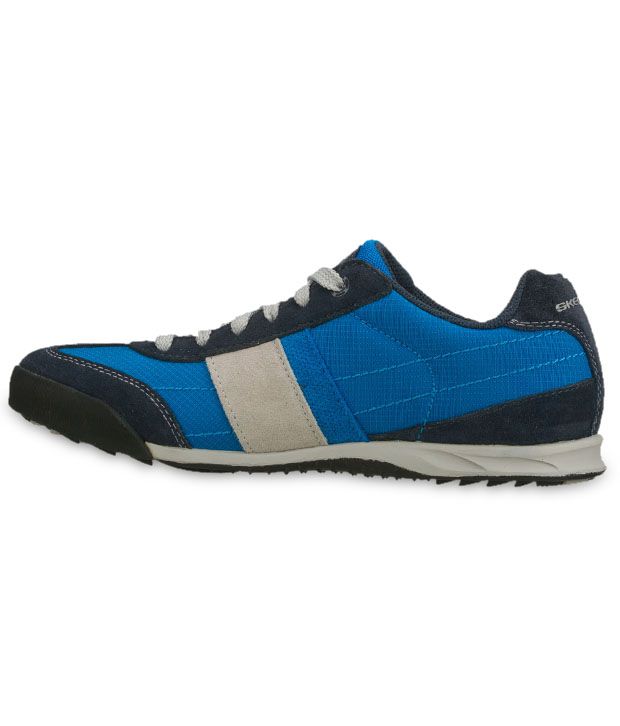 Skechers Ascoli Sky Blue Sports Shoes 