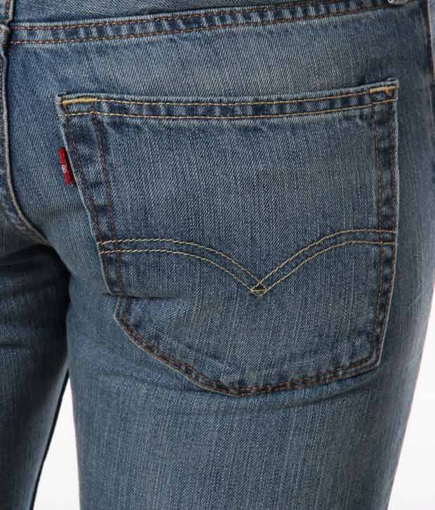 Levi&#39;s 504 Blue Jeans - Buy Levi&#39;s 504 Blue Jeans Online at Best Prices in India on Snapdeal