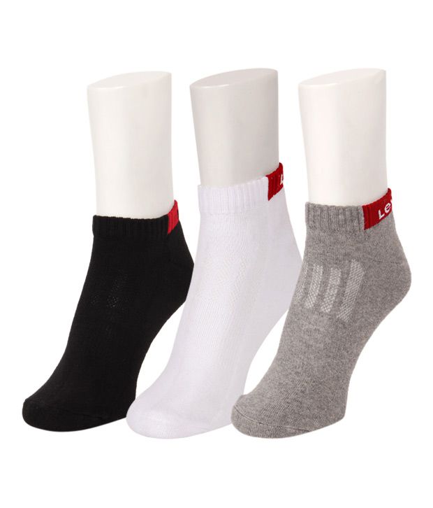 Levi's Comfortable Socks - 3 Pair Pack: Buy Online at Low Price in ...