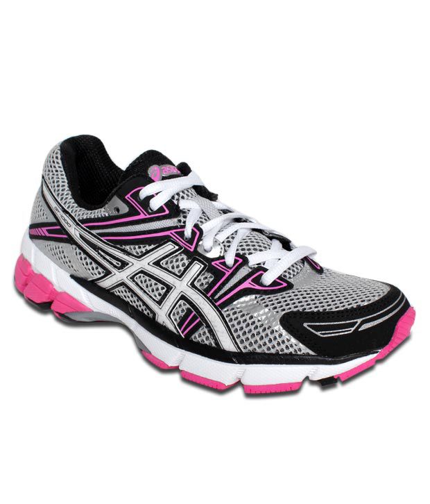 Asics GT 1000 Silver & Pink Running Shoes Price in India- Buy Asics GT ...