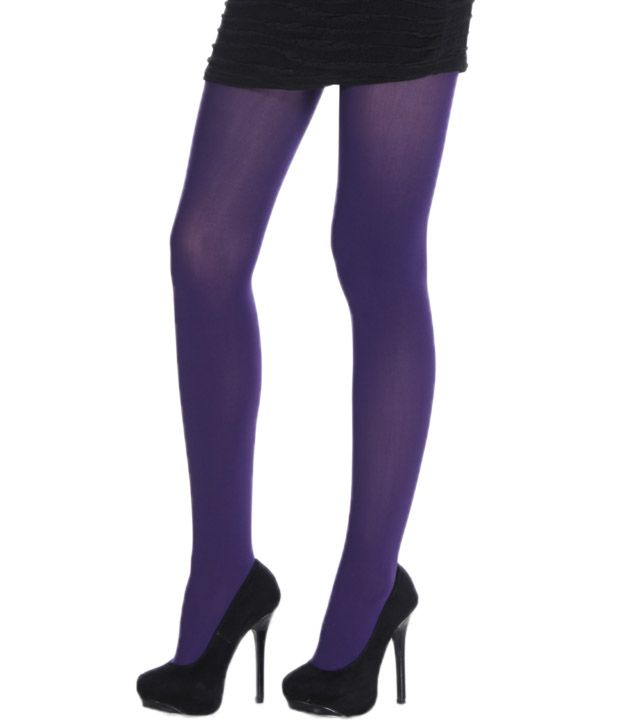 Etchs Fascinating Purple Panty Hose Stockings: Buy Online at Low Price ...