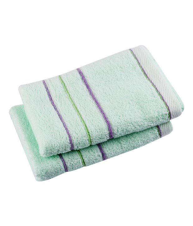 Enfin Homes Mint Green Hand Towels- Set of 2 - Buy Enfin ...
