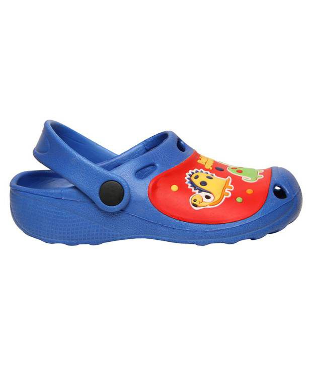Bubblegummers Blue \u0026 Red Clog Shoes For 
