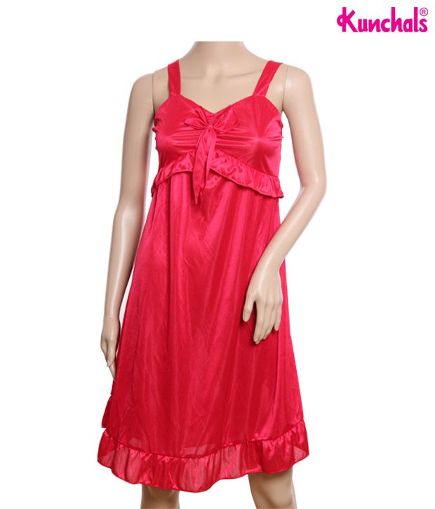 Kunchals Red Baby Doll Dress-N.W-2373Red - Buy Kunchals Red Baby Doll ...