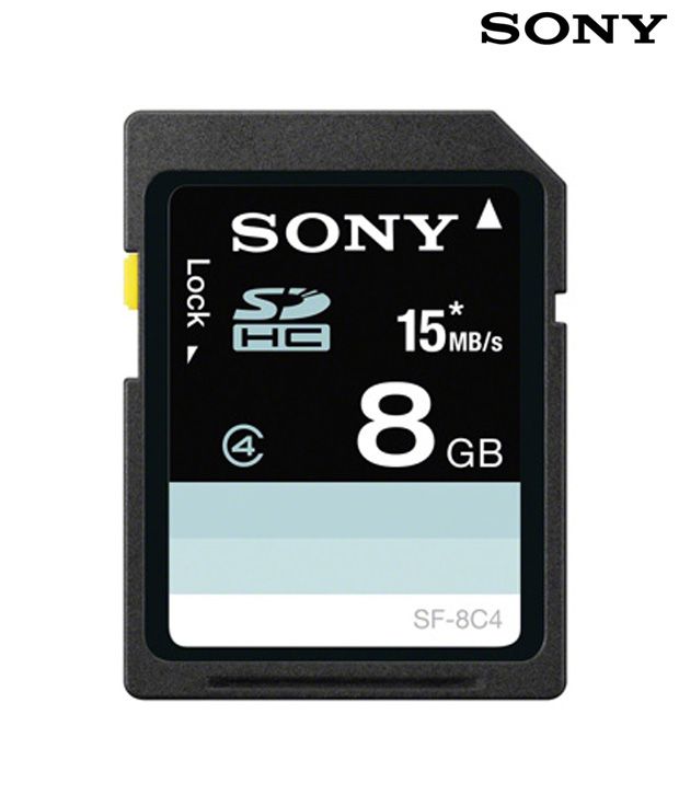 Sony 8GB SD Class 4 15MB/s Memory Card (SF-8N4)