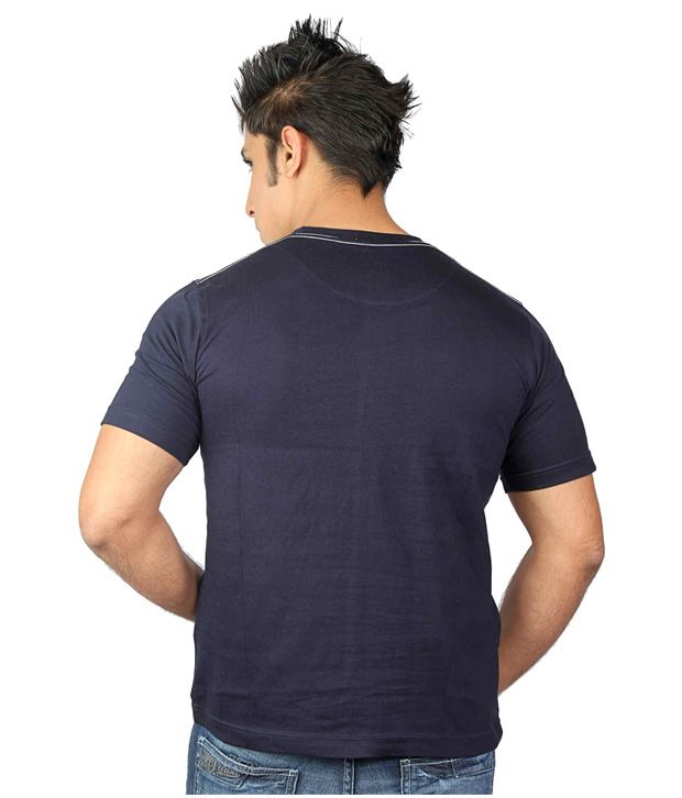 navy t shirts for mens