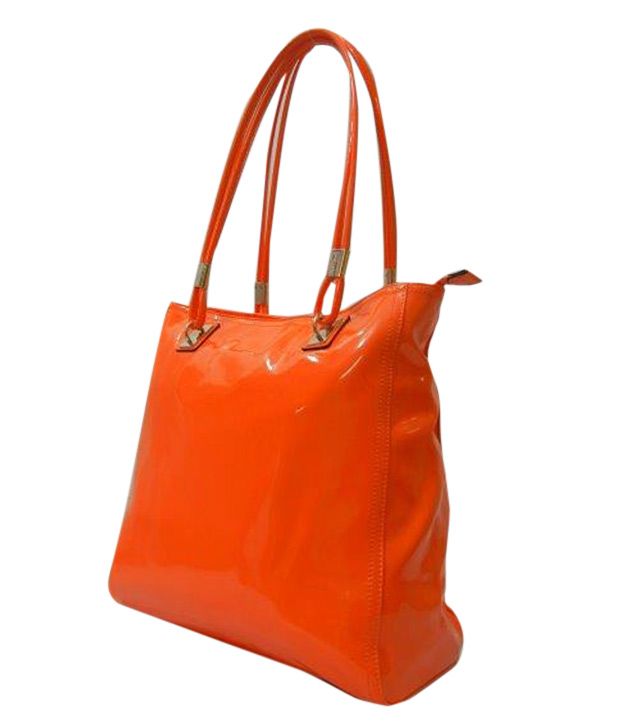 bright orange handbags