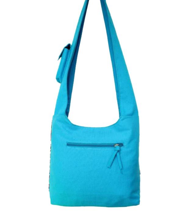 turquoise hobo purse