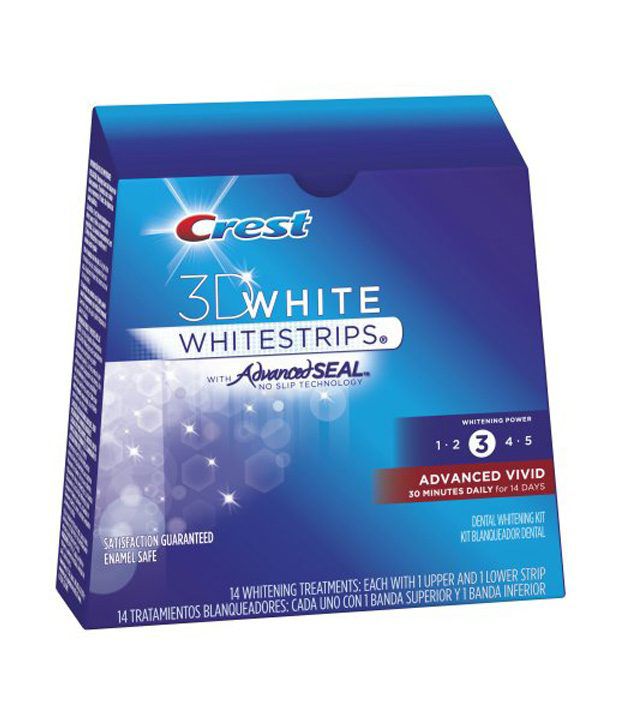 Crest 3d White Advanced Vivid Teeth Whitening Strips 14 