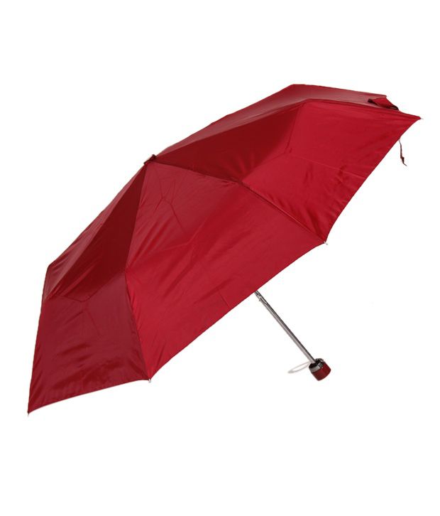 Bizarro.in Red 3 Fold Umbrella: Buy Online at Low Price in India - Snapdeal