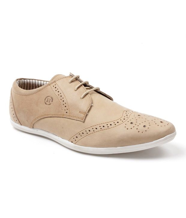 franco leone tan derby shoes