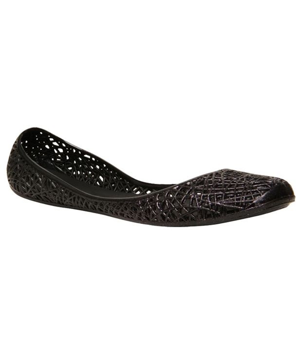 Bata Sandak Stylish Black Ballerinas Price in India- Buy Bata Sandak ...