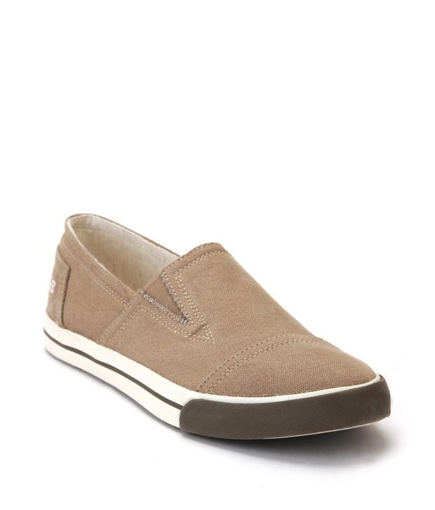 Gas Kung Fu Khaki Slip-on Shoes - Buy Gas Kung Fu Khaki Slip-on Shoes Online at Best Prices in 