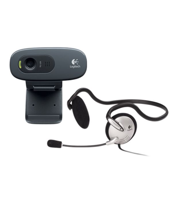     			Logitech C270h HD Webcam (with Headphone)