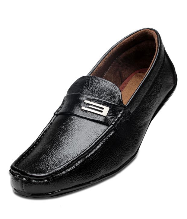 Foot N Style Black Loafers - Buy Foot N Style Black Loafers Online at ...