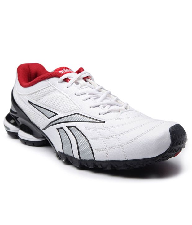 Reebok Transport White & Silver Sports Shoes - Buy Reebok Transport ...