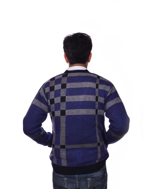navy checkered pants