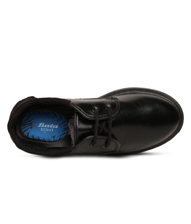 Bata Scout Black School Shoes For Kids Price in India Buy Bata Scout
