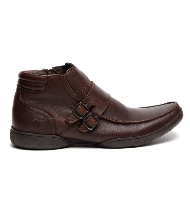 leather buckaroo shoes