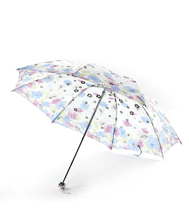     			Bizarro.in Floral-Pink-White 3-Fold Automatic Medium Umbrella