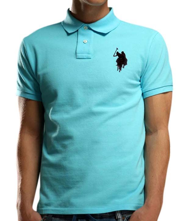 Jura Polo Turquoise Cotton Blend Polo T-Shirt - Buy Jura Polo Turquoise ...