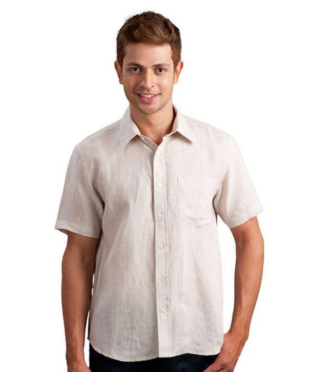 Yepme Linen Khaki Casual Shirt - Buy Yepme Linen Khaki Casual Shirt ...