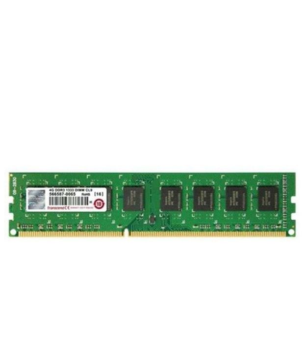 Transcend Ddr3 1333 Ddr3 4 Gb Pc Ram Jm1333kln 4g Bundle Of 4