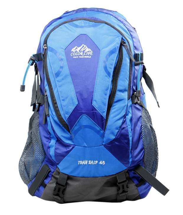 Colorlife 1549 Blue Travel Backpack Buy Colorlife 1549 Blue Travel