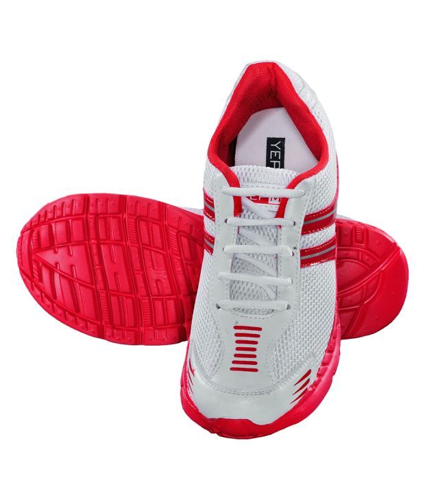 Yepme Cosmos Sports Shoes- White & Red - Buy Yepme Cosmos Sports Shoes