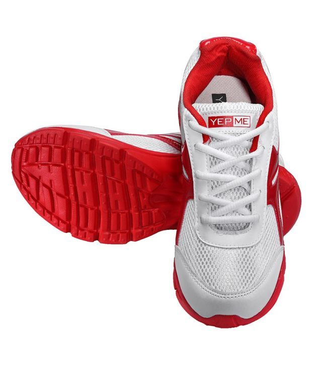 Yepme Flash Forward Sports Shoes White &amp; Red Buy Yepme