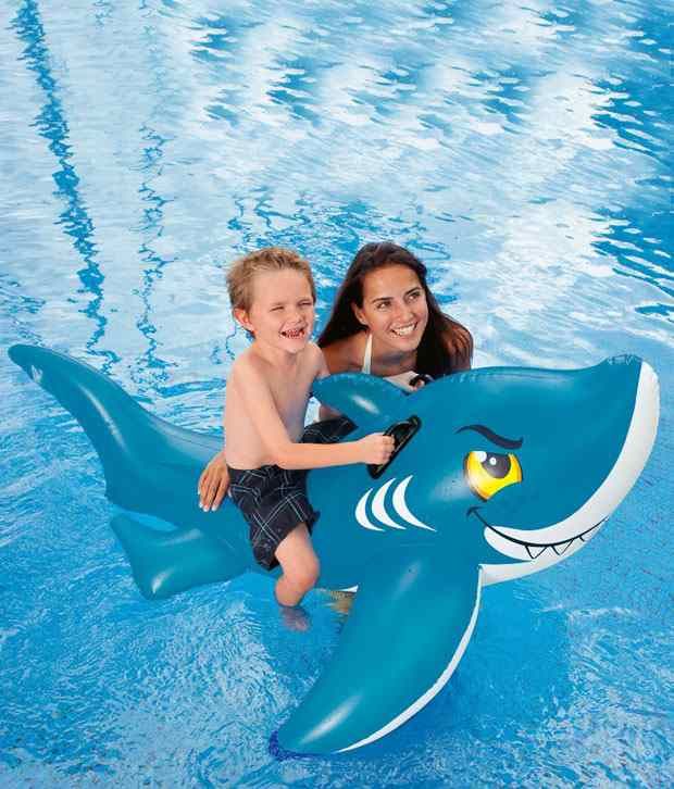 intex shark slide