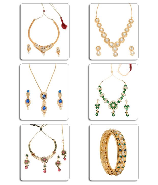 Sia Combo of 6 Assorted Jewellery - Buy Sia Combo of 6 Assorted ...