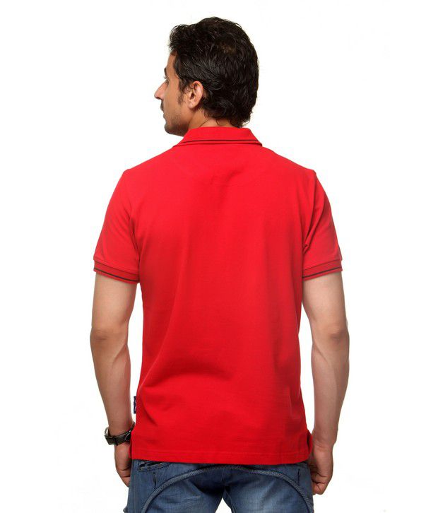 Slazenger Red Polo T-Shirt - Buy Slazenger Red Polo T-Shirt Online at ...