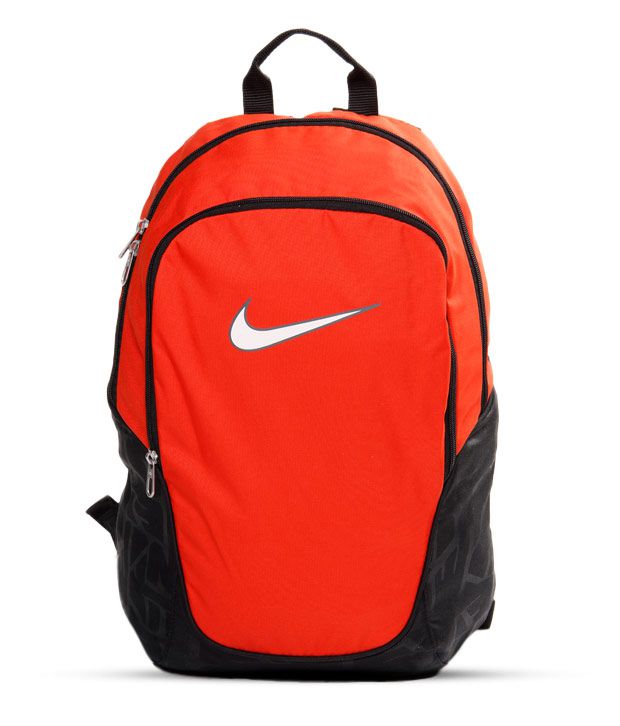 Nike Smart Orange & Black Backpack - Buy Nike Smart Orange & Black ...