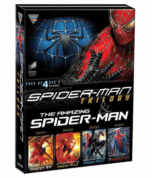 Spider-Man Trilogy & The Amazing Spider-Man [Hindi] [DVD]: Buy Online