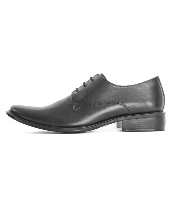 Tracer Black Formal Shoes Price in India- Buy Tracer Black Formal Shoes ...